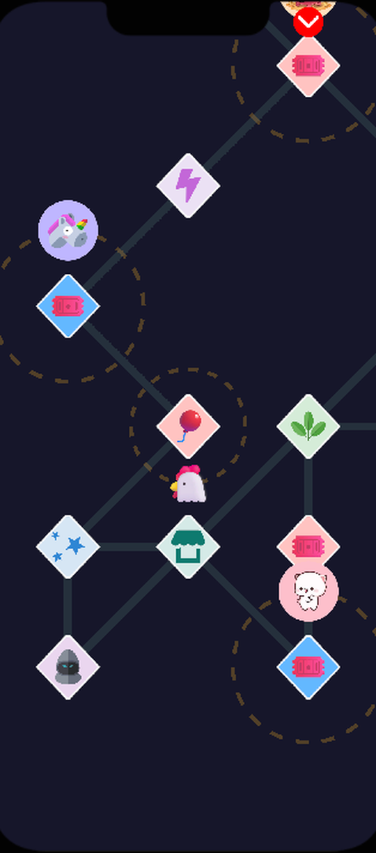 The Party with Pals game board